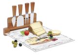 Les Fromages - doska na syr so 4 nožmi