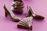 Silikónová forma na čokoládu.