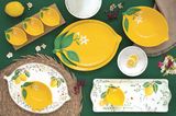 Tanier v tvare citróna. 