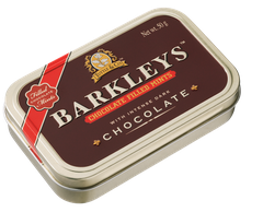 Barkleys cukríky - chocolate mint 50g