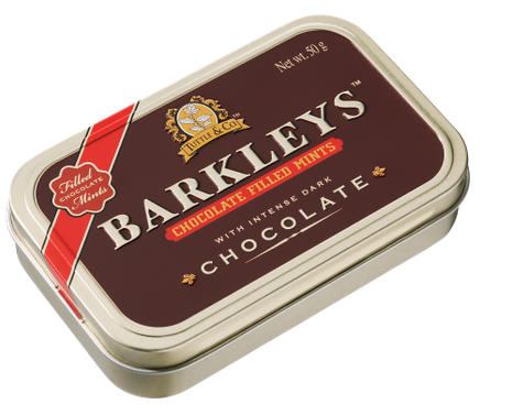 Barkleys cukríky - chocolate mint 50g