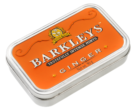 Barkleys cukríky - ginger 50g