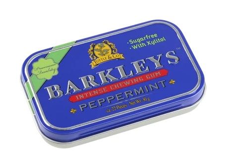 Barkleys žuvačky - peppermint 30g