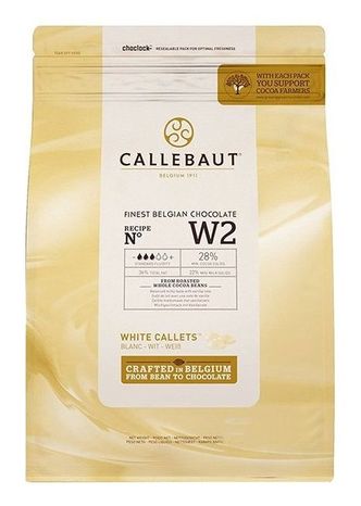 Callebaut - Biela čokoláda 28% 2,5kg