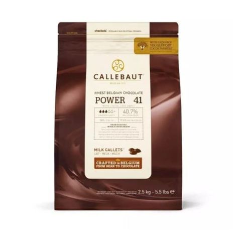 Callebaut - mliečna čokoláda Power41 Couverture 2,5kg