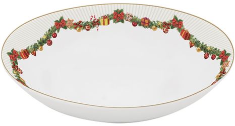 Christmas round dance - hlboký tanier 20,5cm