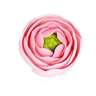 Cukrová dekorácia iskerník - malý sv. ružový 4cm
