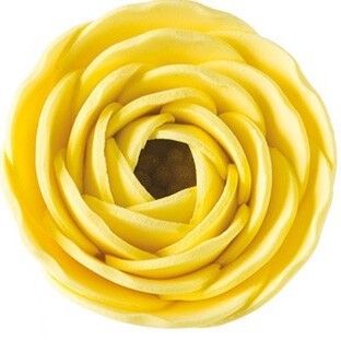 Cukrová dekorácia iskerník - malý žltý 4cm
