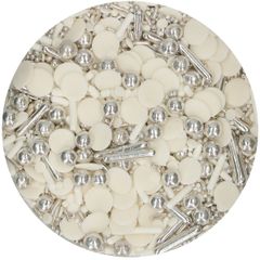 FunCakes - posyp medley silver chic 65g