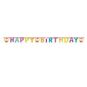 Girlanda Happy Birthday - Party ozdoba 1,80m