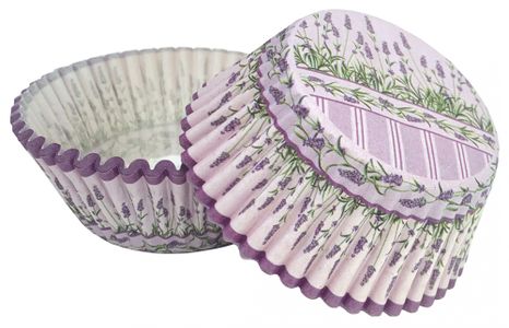 Košíčky na pečenie - fialové s levandulou 50 ks