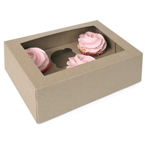 Krabica na 6 cupcakes KRAFT
