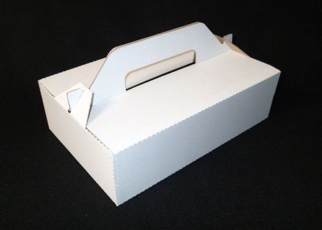 Krabica na zákusky s uchom stredná 27x18x10cm