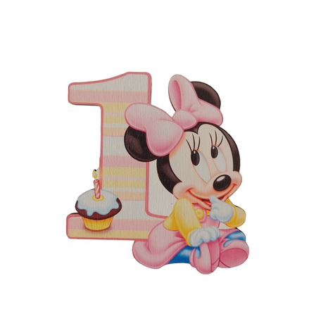 Ozdoba na tortu s magnetom - Minnie 1 rok
