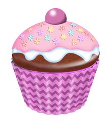 Style Box kovová dóza - cupcake