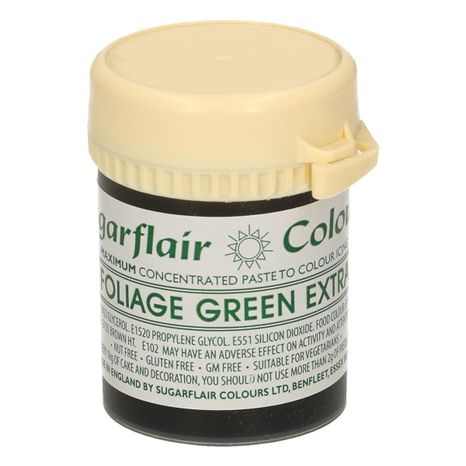 Sugarflair gélová farba - extra listová zelená 42g