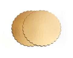Tortový podnos okrúhly 280mm zlato/zlatý -  hrúbka 3mm