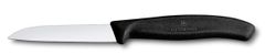 Victorinox - nôž na zeleninu 8cm čierny, hladký