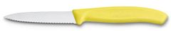 Victorinox - nôž na zeleninu 8cm žltý, zúbkovaný